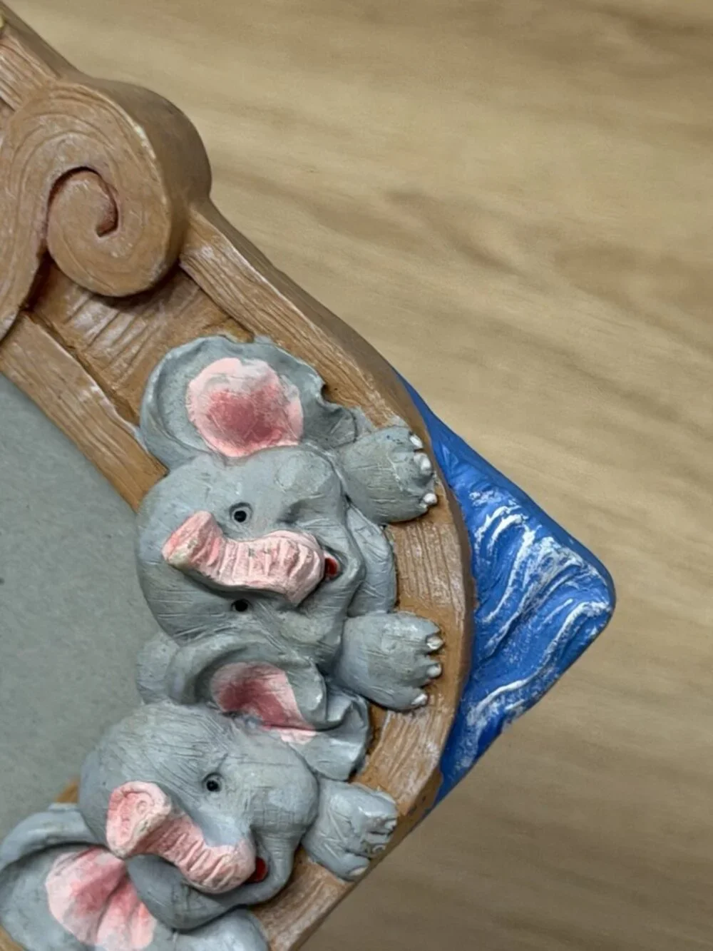 Noah’s Ark Picture Frame 3D Vintage Children’s Biblical Colorful Cottagecore